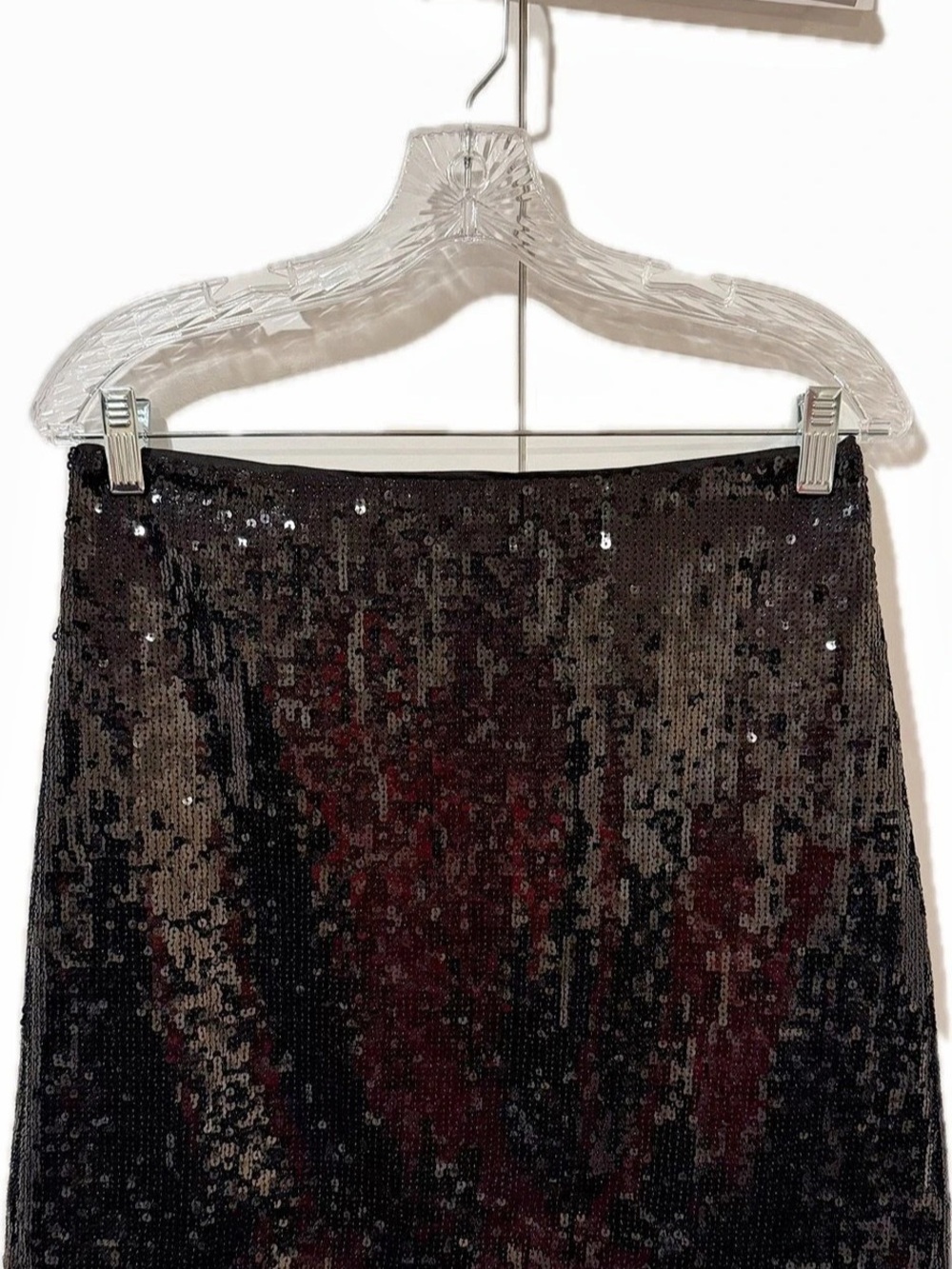 J.Crew Black Sequin Mini Skirt in Black Size 4